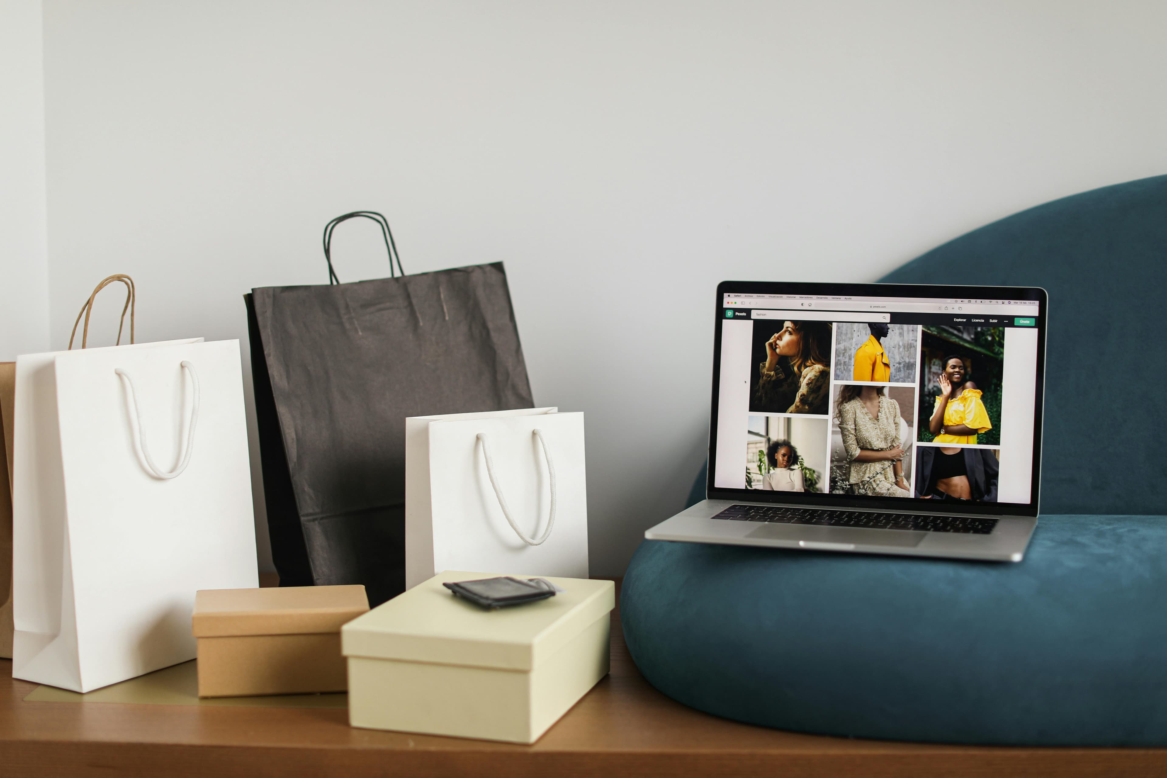 eCommerce brand product flatlay with influencer creative